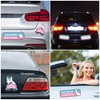 CNhoqc 4pcs Funny Goose New Driver Car Magnet, Cute Shivering