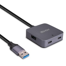 Lindy 10m 4 Port USB 3.0 Hub