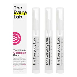 The Everyday Lab The Ultimate Collagen Boost | Colágeno Hidrolizado en Gel para Zonas Íntimas | Pack 3 Aplicadores 8 ml | Biotina y Ácido Hialurónico | 99% de Absorción Sin Pastillas