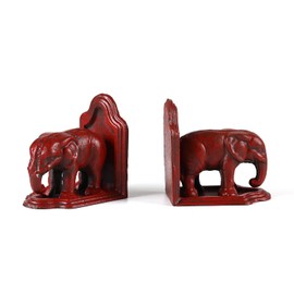 Retrome Elephant Book Ends to Hold Books, Bookends for Shelves Heavy Books……