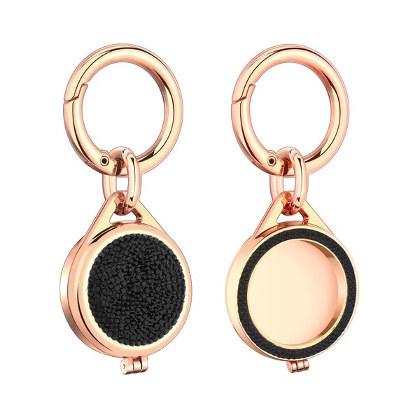 Compatible with AirTag Case with Keychain,Sparkly Diamond Case Shockproof Protective