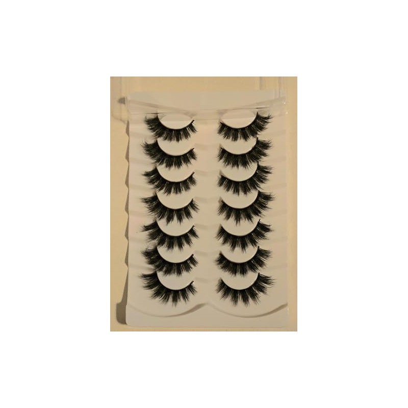 7 Pairs Foxy Cat Eye 3D Faux Mink Lashes –