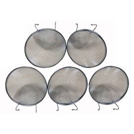 Lot of 5 No Rust Stainless Galvanized Steel Finch Canary Bird Nests with Cage Hook