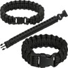Mil-Tec Paracord Wrist Band 15mm Black size M