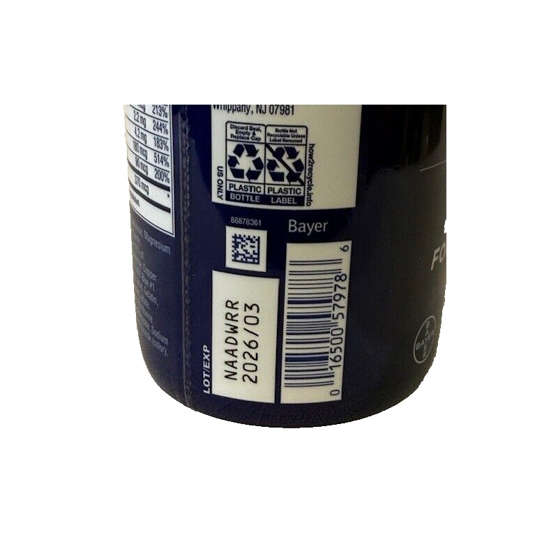 One A Day Mens 50+ Complete Multivitamin 300 Tablets New