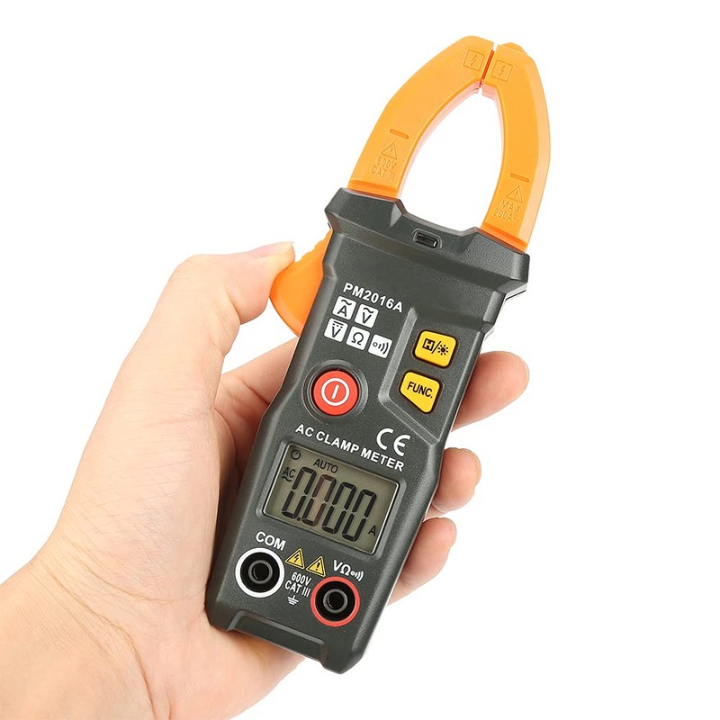 PEAKMETER PM2016A/S Digital Clamp Multimeter, 6000 AC Voltage Ampere Ohm