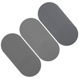 CoCud Hook & Loop Sanding Disc, 2" Dia 1500/2000/2500 Assorted Grit, No Hole Wet Dry Orbital Sandpaper Silicon Carbide - (Applications: for Wood or Metal Polishing), 30-Pieces