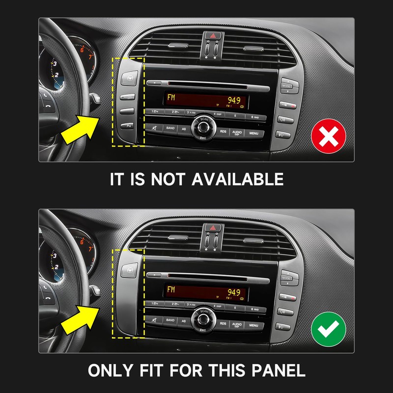 Car Carbon Fibre Air Conditioning Ventilation Panel Decorative Cover Trim