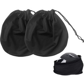 Samcos Helmet Holder, Drawstring Type, Protective Bag, Black, Flexible, Lightweight, Helmet Storage Bag, Motorcycle, Helmet Case, Basketball, Soccer, Sports Bag, Multifunctional Storage, Eco Bag (2