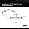 Juno Saturn Semi-Flush Mount Ceiling Light with Switchable Color Temperature