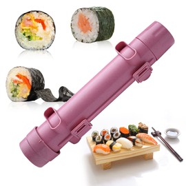 ZZLBZN Sushi Making Kit, Sushi Maker, Multifunctional Onigiri Mold DIY Homemade Cylinder Bazooka Kitchen Tool Sushi Roller, Easier to Make