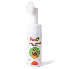 Protex PawZ No-Rinse Foaming Paw Cleanser for Dogs - Moisturizing, Fragrance-Free with Silicone Brush