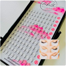 Premade Fans Eyelash Extensions 5D CC 8-14 Mix 5D CC 0.07 8mm-14mm (12mm)