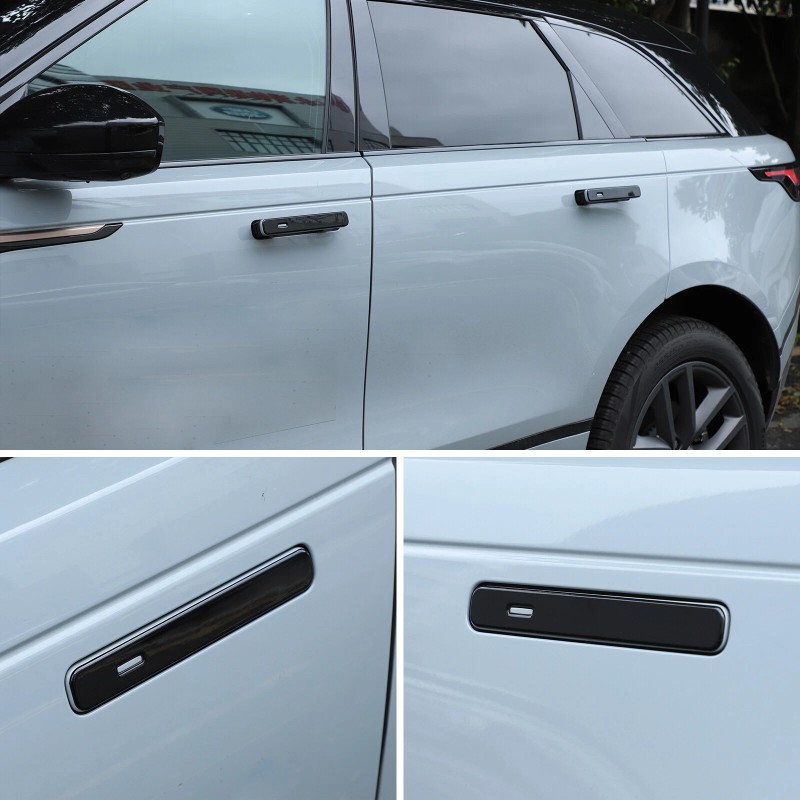 carmotion88 ABS Glossy Black Car Door Grab Handle Trim Cover