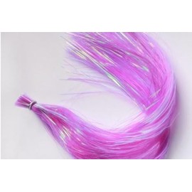 Hedron Dyed-Pearl Flashabou Metallic Tinsel Flash Skirt Material Great for Anything from Fly Tying to Offshore Trolling Lures Hedron Flashabou Pearl (Hedron Flashabou Dyed-Pearl - Purple)
