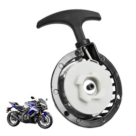 49cc 47cc Easy Start Aluminum Alloy Starter Motor for 40/44-6 2-Stroke Mini Motorcycle Chopper Pocket Bike Quad ATV with Screws Black Easy Pull