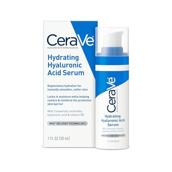 Cerave Hyaluronic Acid Serum for Face with Vitamin B5 and