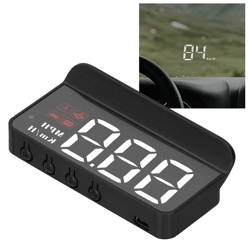 OBD2 HUD Head-Up Display Multifunction Display with Alarm Fatigue Driving