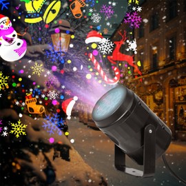 Christmas Projector Lights Outdoor/Indoor, Holiday Projector for Xmas,LED Party Lights for Christmas Decorations