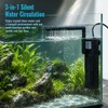 Internal Fish Tank Filter,300L/H Adjustable Flow Submersible Filters,Quiet Fish Tank