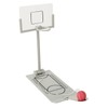 Desktop Basketball Game Foldable Reduce Pressure Aluminium Alloy Miniature Basketball