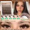 Brown Lash Clusters Kit 50D Natural Dark Brown Eyelash Clusters