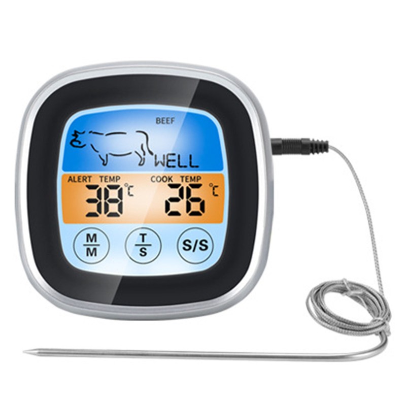 Meat Thermometer for Cooking Digital Food Thermometer Color Screen for