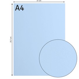 Florence Cardstock Smooth - Coloured Card Making Supplies A4 - Blue - 10 Sheets - Coloured Paper for Scrapbooking, Card Making, Die Cutting and Paper Crafts - 216 GSM - Water