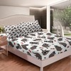 Feelyou Cute Raccoons Bed Set Cartoon Raccoon Bed Sheets for
