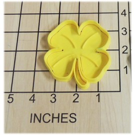 4 Leaf Clover Shamrock Saint Patrick's Day Fondant Cookie Cutter and Stamp #1088