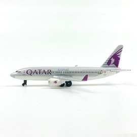 AVIAMUSE Qatar Model Airplane, Single Plane Die-cast Model Planes Aircraft Suitable for Collection & Christmas, Birthday Gifts