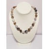 Treasure Bay Chunky Statement Natural Gemstone Beaded Necklace for Women,