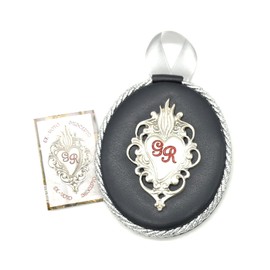 OVUNQUE PROTEGGIMI Ex-Voto Votive, Metal Ex-Voice, Heart for Grace, 12 x 10 cm, for hanging. Made in Italy.