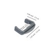 4 Pack Dishwasher Rail Stopper Plastic Pin, 2x Front Rear