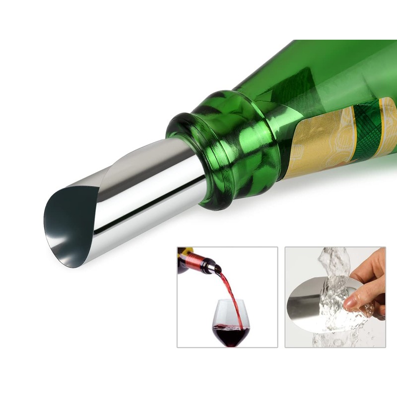 DS. DISTINCTIVE STYLE Wine Pourer Disc 20 Pieces Pour Spouts