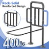Bed Rails for Elderly Adults Safety with Non-Slip Handle，Adjustable Bed