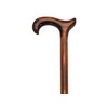 Men Extra Wide Ergonomic Derby Cane Scorched Cherry -Affordable Gift! Item #DHAR-9764800