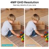 4MP Indoor Security Camera, WUUK 360° Camera Surveillance for Baby