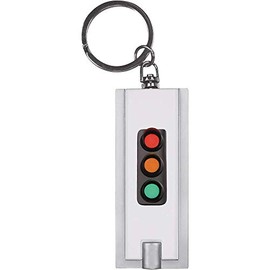 Azeeda 'Traffic Light' Keyring LED Torch (KT00015001)