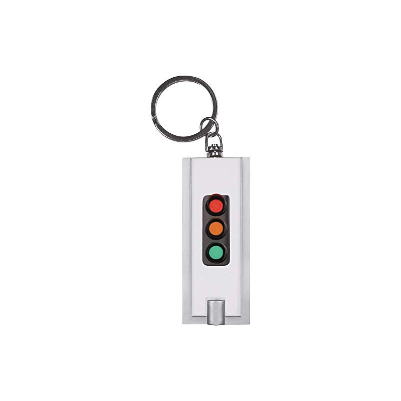 Azeeda 'Traffic Light' Keyring LED Torch (KT00015001)