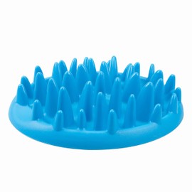VFM - Slow Feeder Dog Bowl, Cat Bowl, Dog Bowl to Slow Down Eating, Cat Puzzle Feeder, Feeding Tool for Healthy Pets, Dog Puzzle, Cat Feeders (Blue)