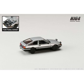 1/64 Toyota Sprinter Torreno GT APEX (AE86) JDM Style Silver/Black