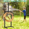 TomCare Garden Hose Holder with Shepherds Hooks Heavy Duty Water