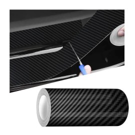 Cinta Protectora Estribo Fibra Carbono Auto Universal 5cm*3m