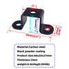 6 PCS 1x1" Square Pipe Tube Strap Clamps,1 inch metal