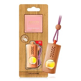 AREON Fresco FGP06 Premium I Natural Wood Oil Car Hanging Air Freshener, Peony Blossom (Pack of 3)