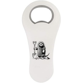'Mole Digging with Shovel' Bottle Opener Fridge Magnet (BO00089793)