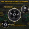 Dasbecan AM125172 Deck Gage Wheels Kit Compatible with John Deere