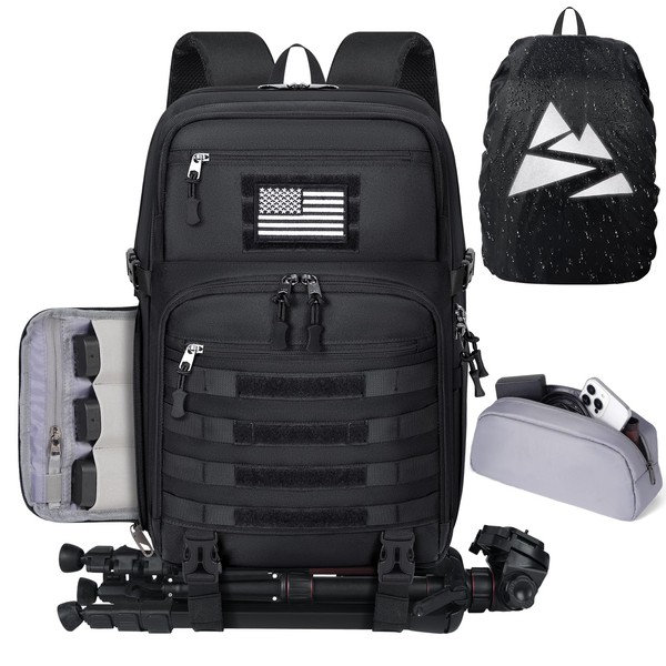 SDYSM Camera Backpack Bag Professional for DSLR/SLR Mirrorless Camera Waterproof
