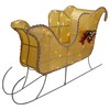 Northlight Lighted Shiny Sleigh Outdoor Christmas Decoration - 36" -